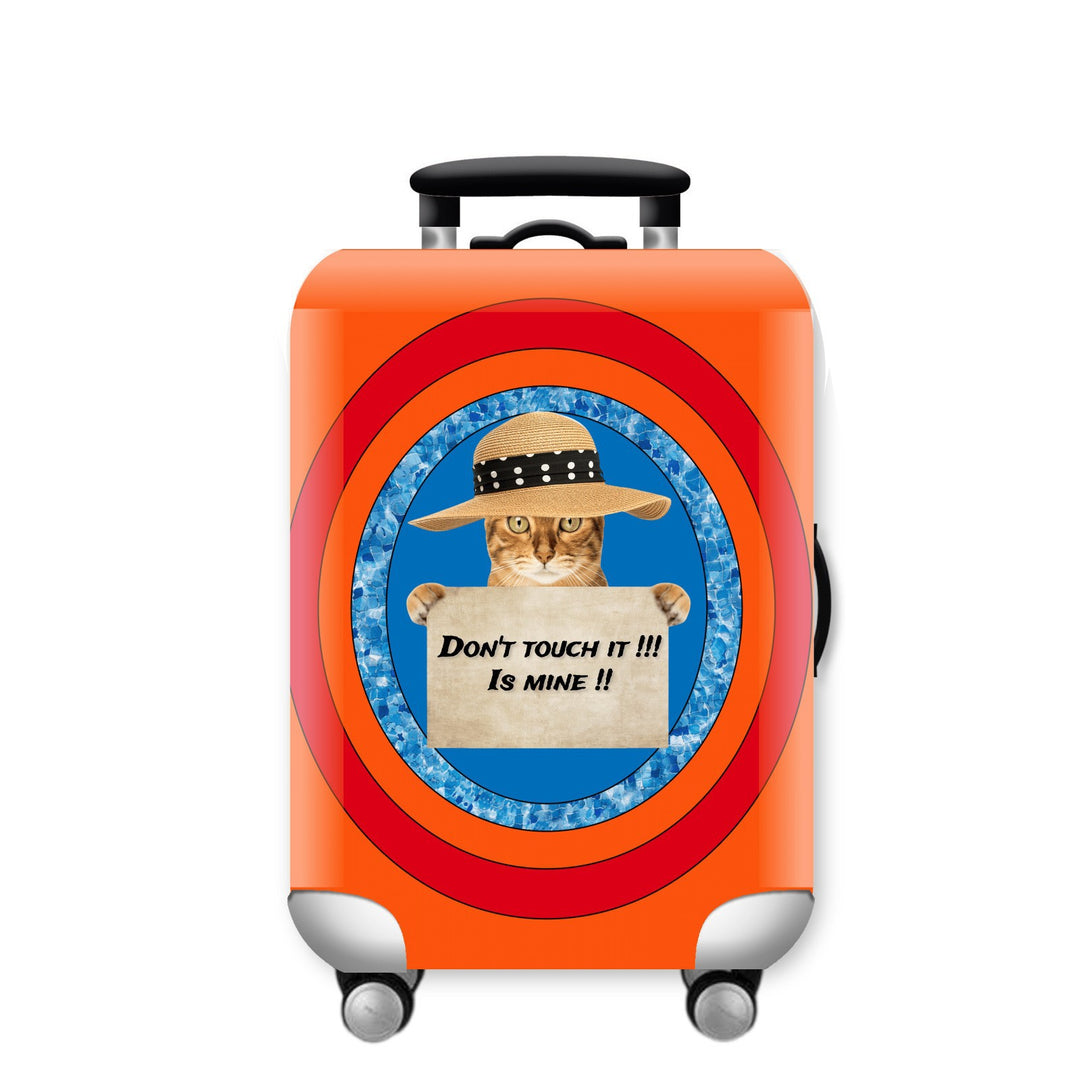 Unisex hard-shell suitcase with funny giraffe design Bowlift