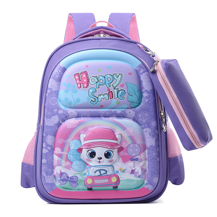 Playful Illustrated Backpack Bowlift