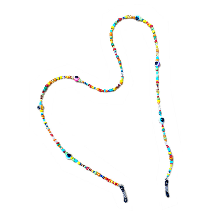 Colorful Beaded Eyewear Retainer Bowlift