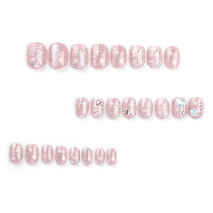 Artful Nail Art with Sparkling Accents Bowlift