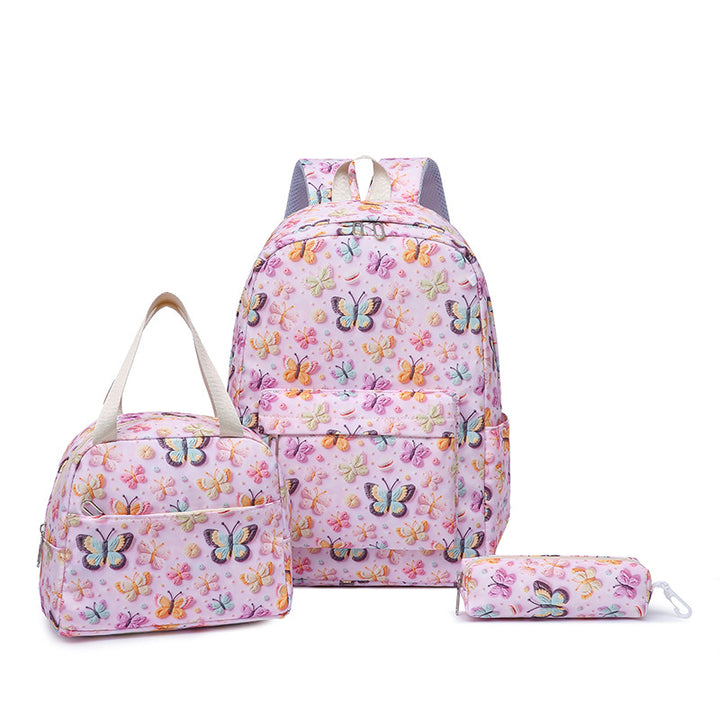 Set consisting of backpack, lunch bag and pencil case Bowlift