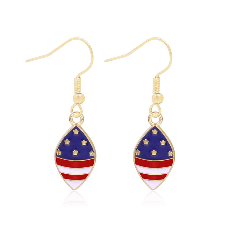 Women's long multi-layer star drop earrings with crystal embellishments and rhodium-plated alloy Bowlift
