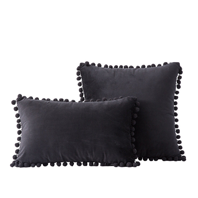Decorative Pom-Pom Accent Pillow