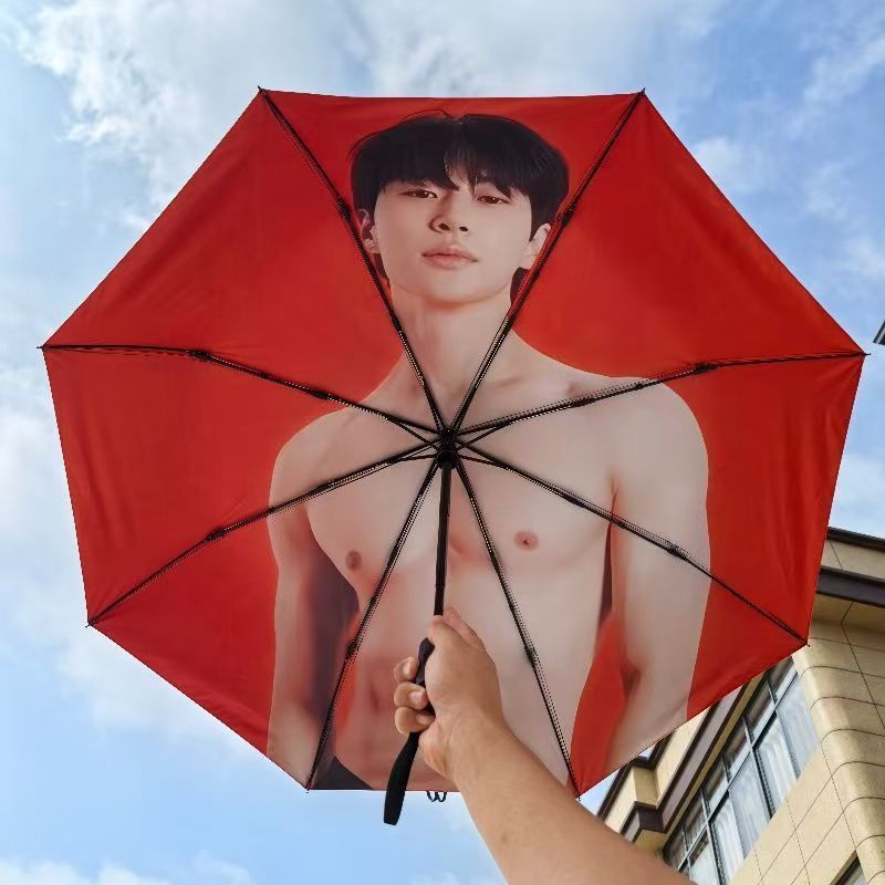 Women's foldable umbrella with unique design Bowlift