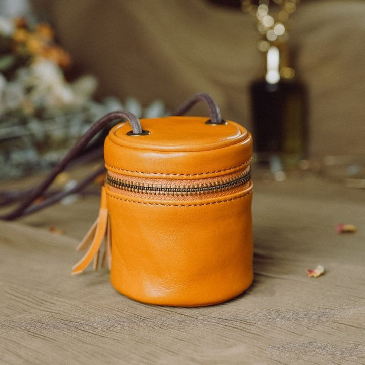 Stylish Leather Cosmetic Organizer Bowlift