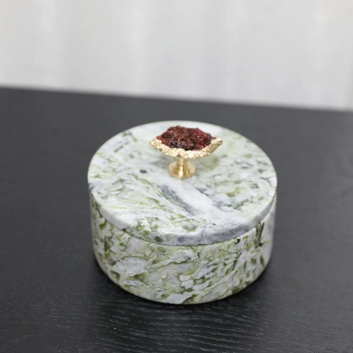 Decorative Stone Jewelry Box