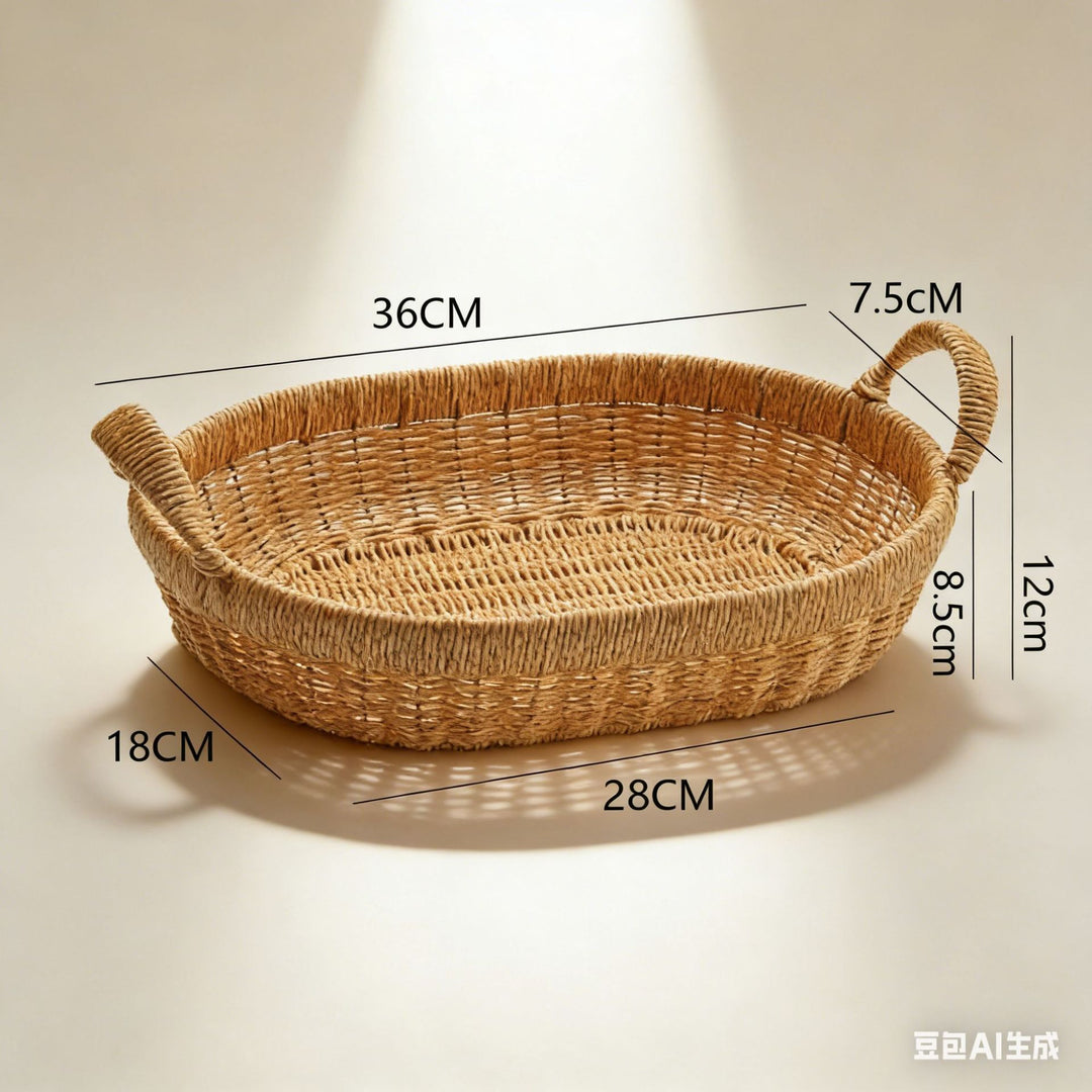 Women's decorative rattan basket Bowlift