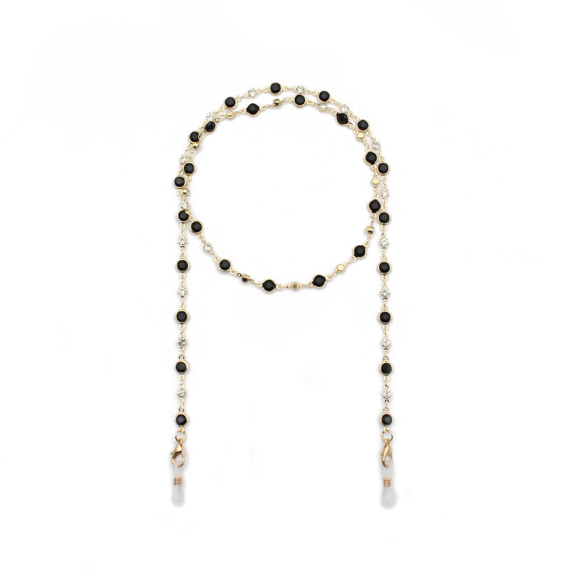 Stylish Gemstone-Linked Eyewear Chain Bowlift