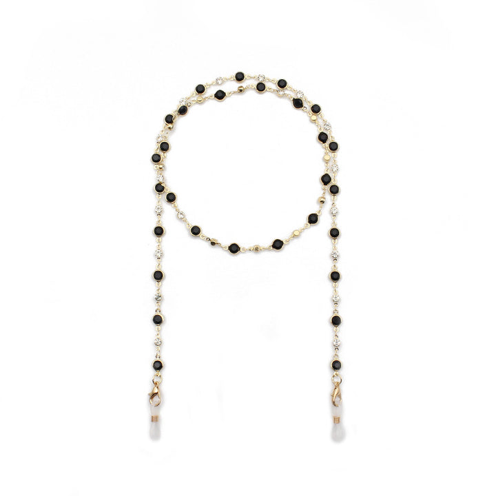 Stylish Gemstone-Linked Eyewear Chain Bowlift