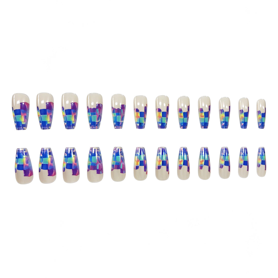 Artistic Transparent Acrylic Nail Extensions Bowlift
