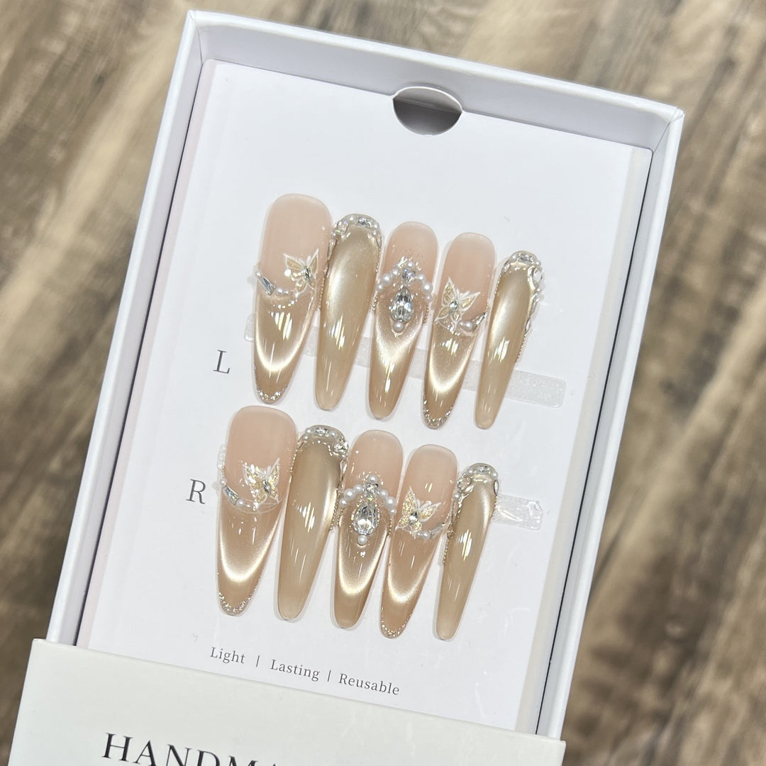 Artisan Press-On Nail Set Bowlift