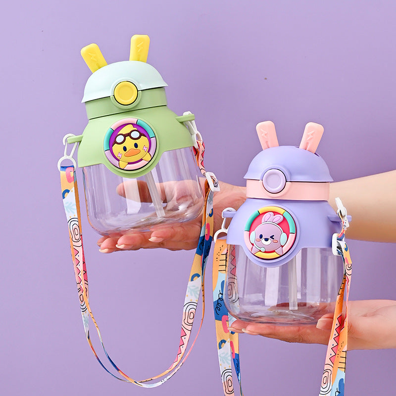 Women’s children’s drinking bottle with funny rabbit design Bowlift