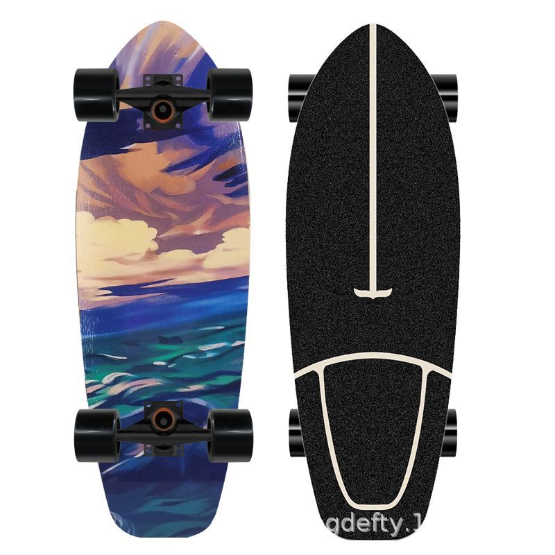 Artistic Lion Design Skateboard Bowlift