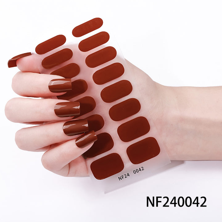 Elegant French Tip Nail Wraps