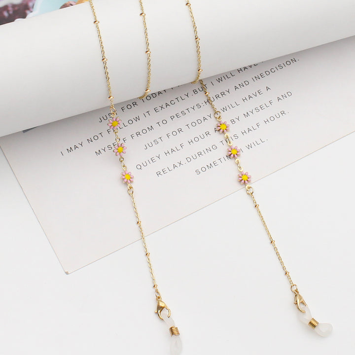 Floral Themed Eyewear Chain Bowlift