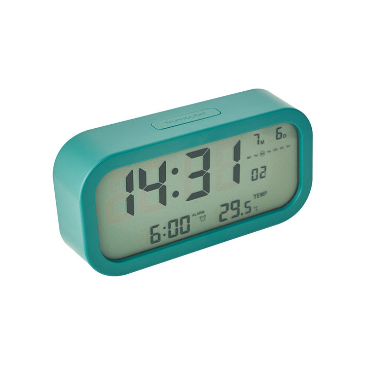 Digital Multifunctional Alarm Clock with Temperature and Day Display Bowlift