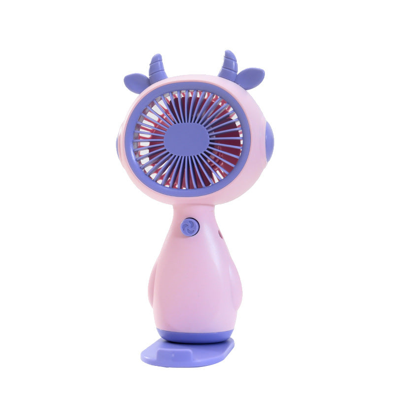 Ladies Portable Mini Fan with Animal Design Bowlift