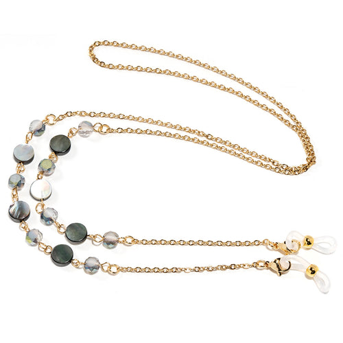 Elegant Crystal Beaded Eyewear Chain Bowlift