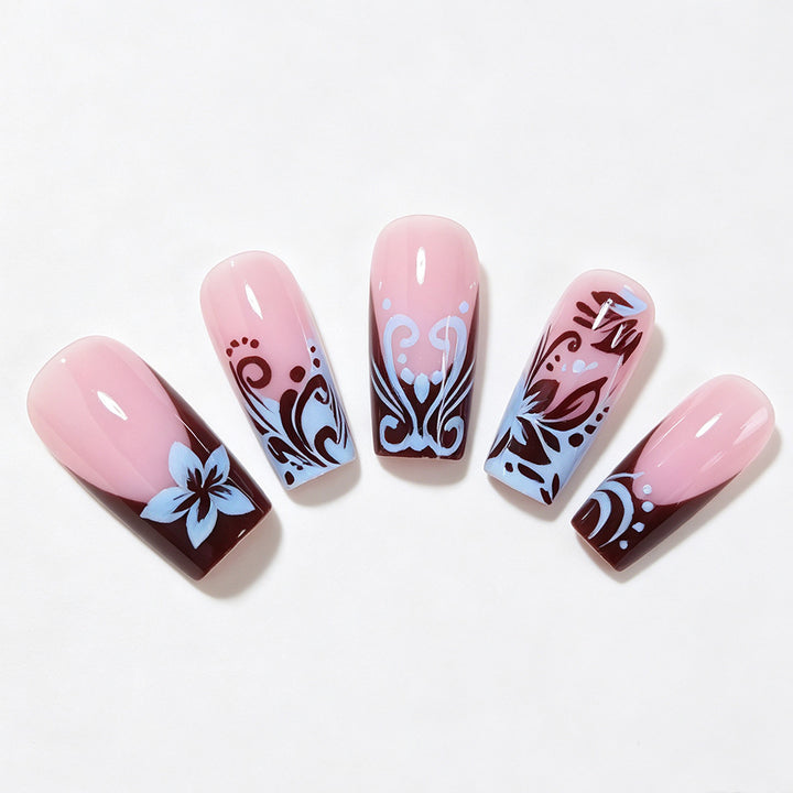 Artistic Long Nail Wraps Bowlift