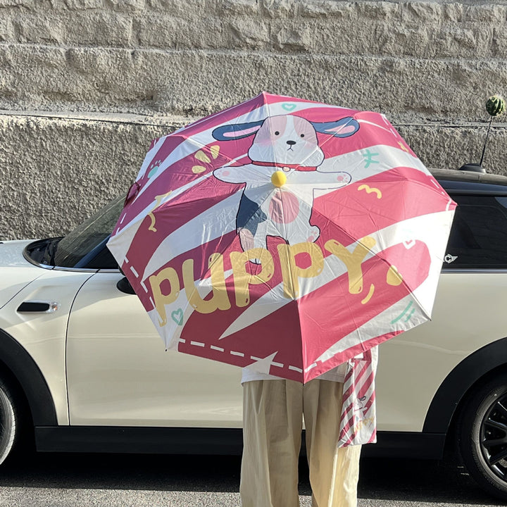 Ladies practical folding umbrella with innovative drip design Bowlift