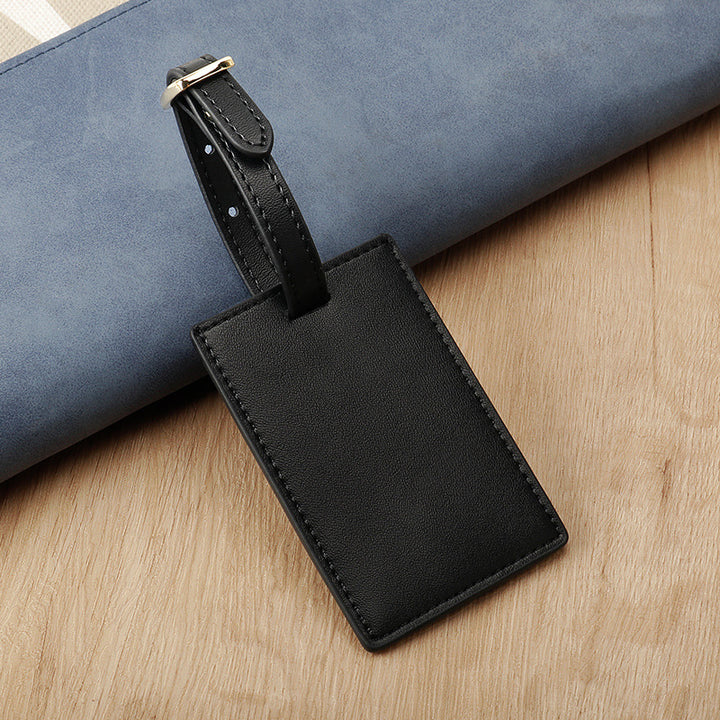 Premium Leather Luggage Tag Bowlift