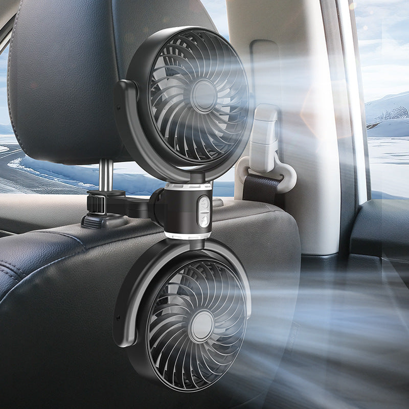 Unisex double fan with flexible holder Bowlift