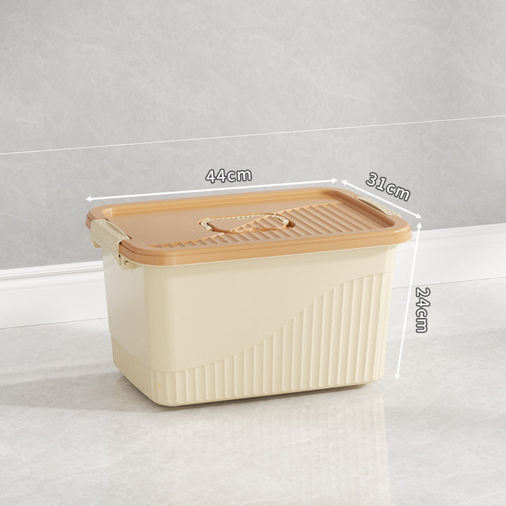 Multi-Functional Storage Box with Durable Lid Bowlift