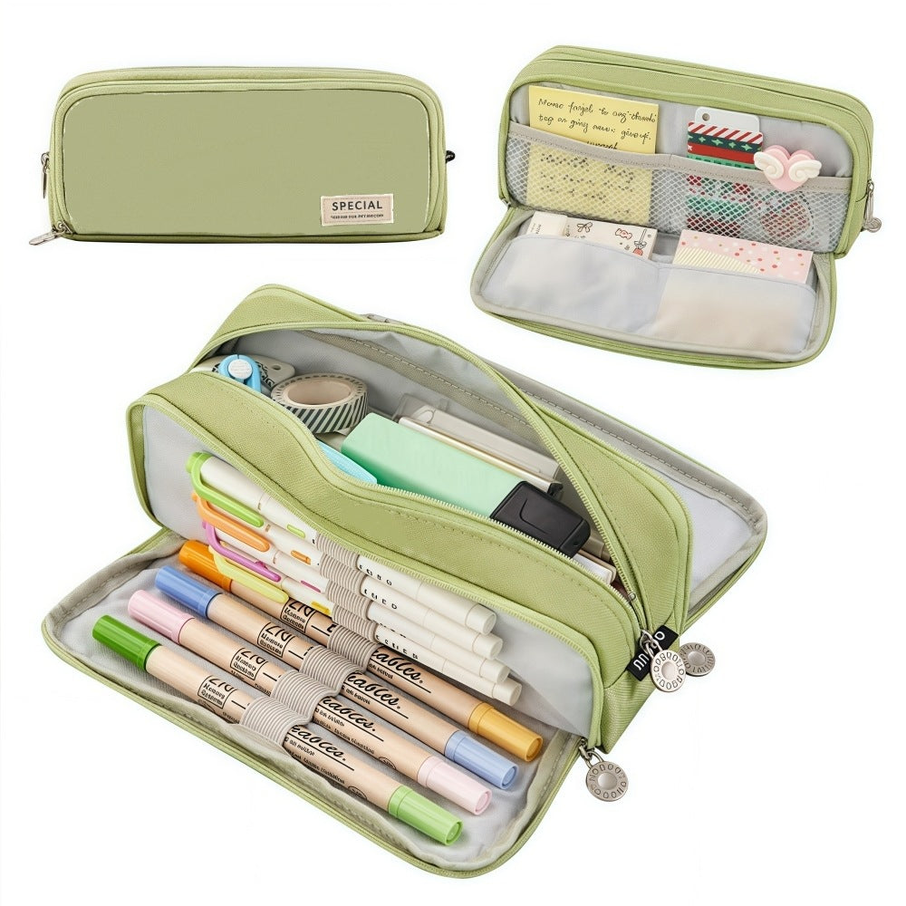 Versatile Multi-Compartment Pencil Case Bowlift