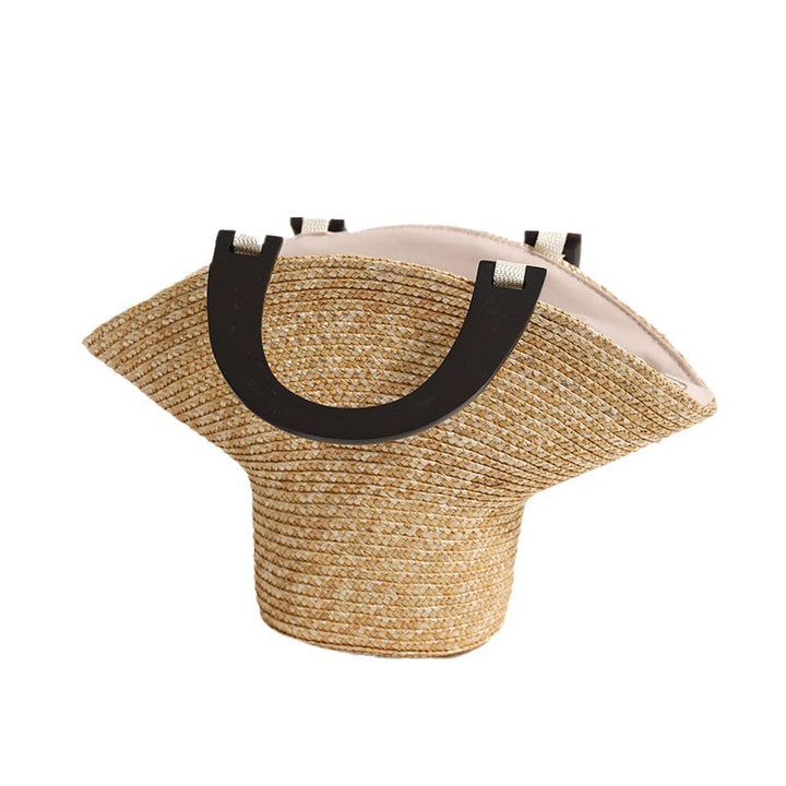 Fashionable Basthandbag with Stylish Plastic Handles Bowlift