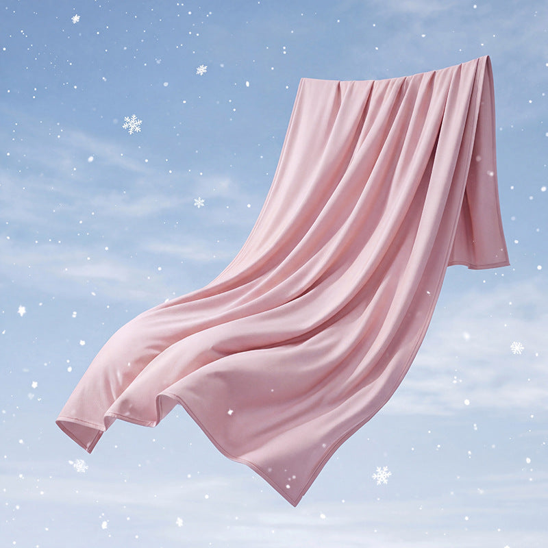 Ladies' soft flowing cashmere-like thermal scarf with anti-pilling and windproof inner side Bowlift