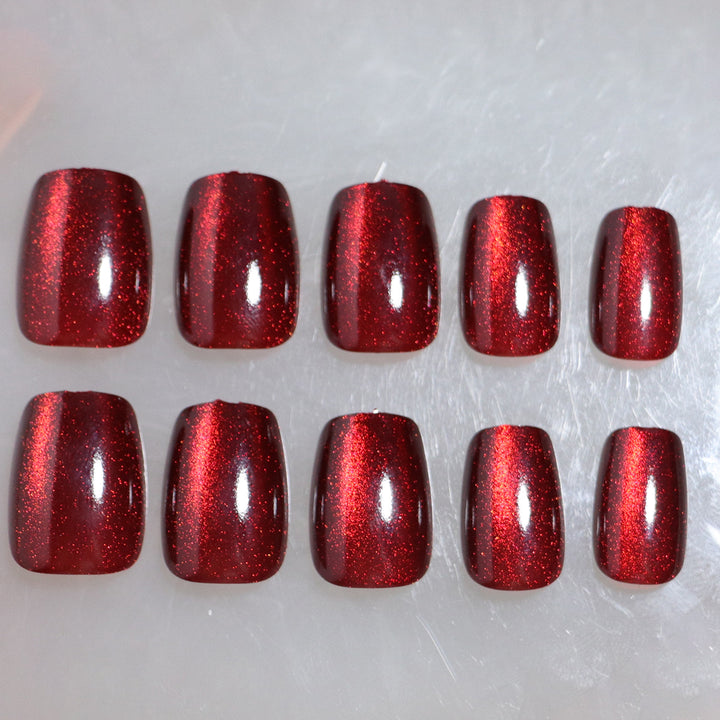 Glittering Press-On Nail Tips Set Bowlift