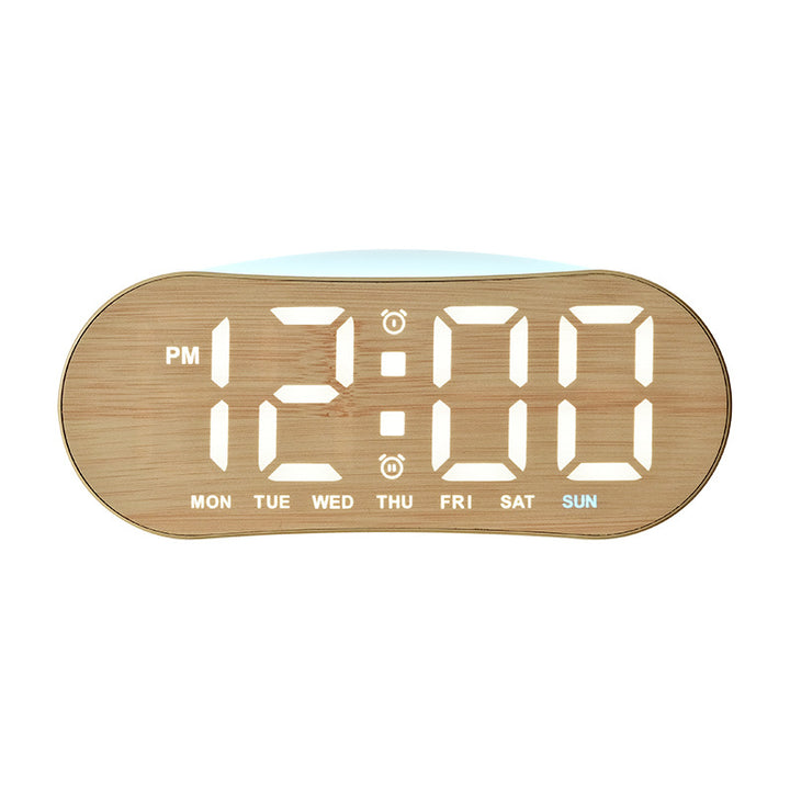 Digital alarm clock with large LED display Bowlift