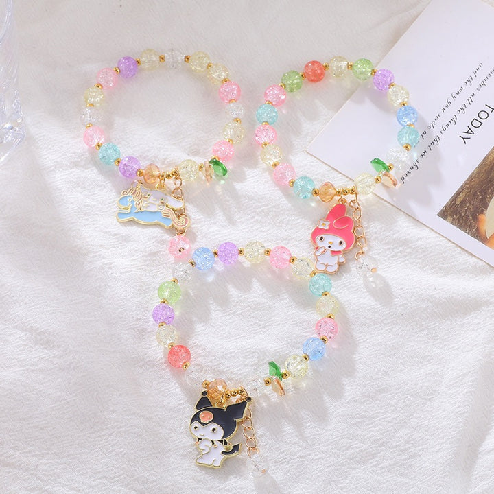 Playful bracelet with colorful glass beads Bowlift