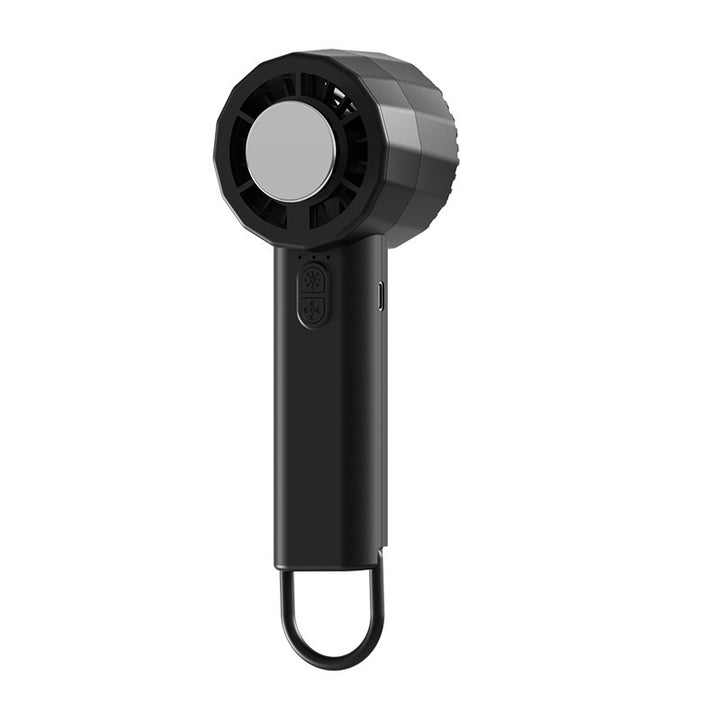 Unisex portable mini hand fan with USB-C charging port and integrated mist spray function Bowlift