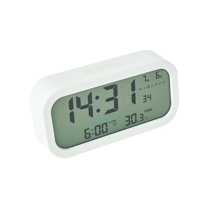 Digital Multifunctional Alarm Clock with Temperature and Day Display Bowlift