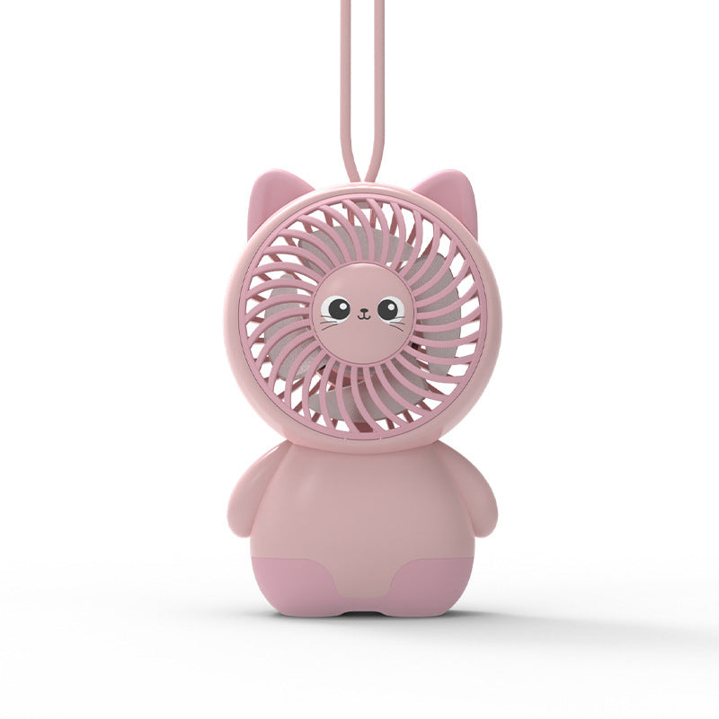 Ladies portable handy mini fan in creative cat design Bowlift