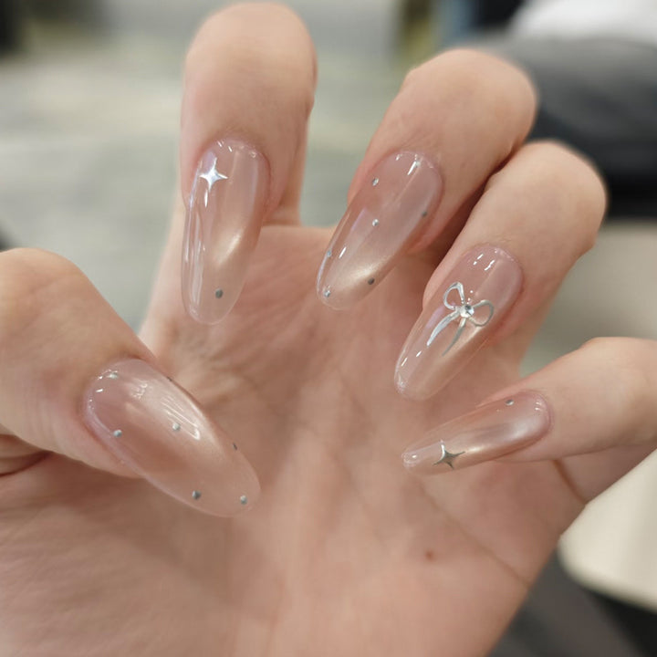 Premium Acrylic Press-On Nail Tips Bowlift