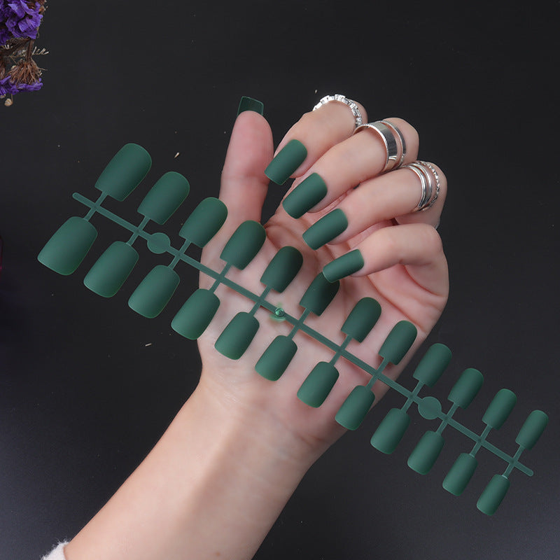 Matte Finish Press-On Nail Set Bowlift