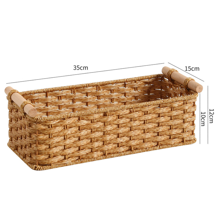 Rectangular Woven Storage Caddy Bowlift