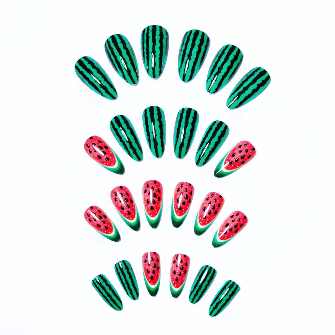Creative Watermelon Art Nails Bowlift