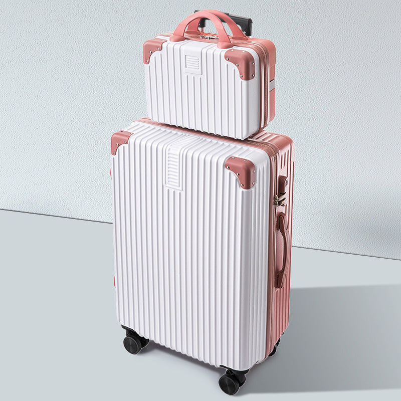 Women's Stylish Multi-Layer Rolling Luggage Set Bowlift