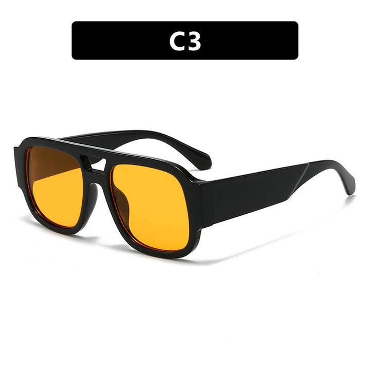 Ladies modern sunglasses in elegant rectangular design Bowlift