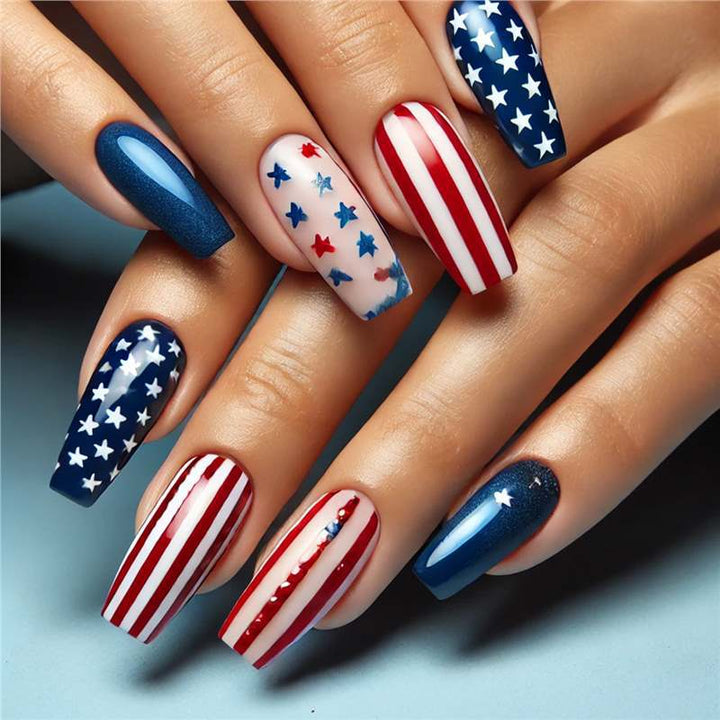 Patriotic Nail Art Set Bowlift