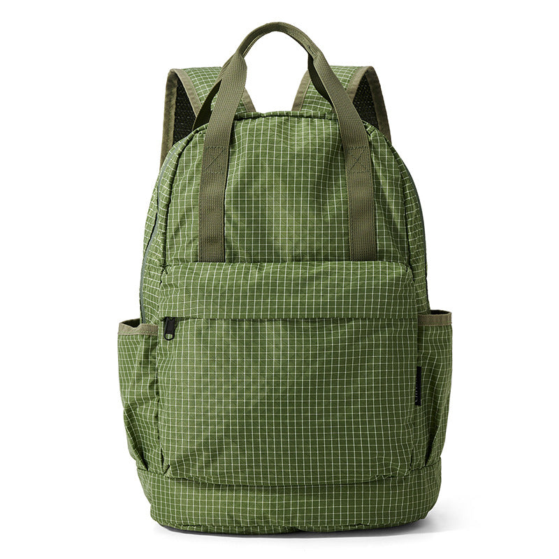Lightweight Grid Pattern Backpack Bowlift