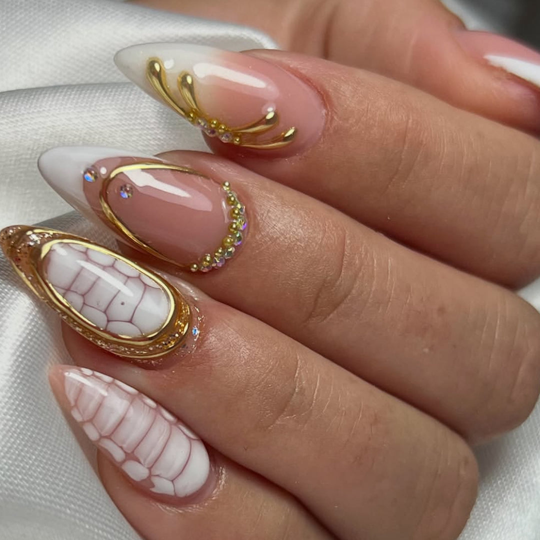 Elegant Decorative Gel Nail Art Set Bowlift
