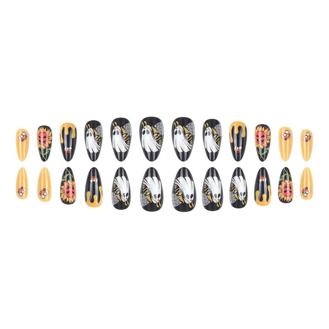 Artistic Supernatural Stiletto Nail Art Bowlift