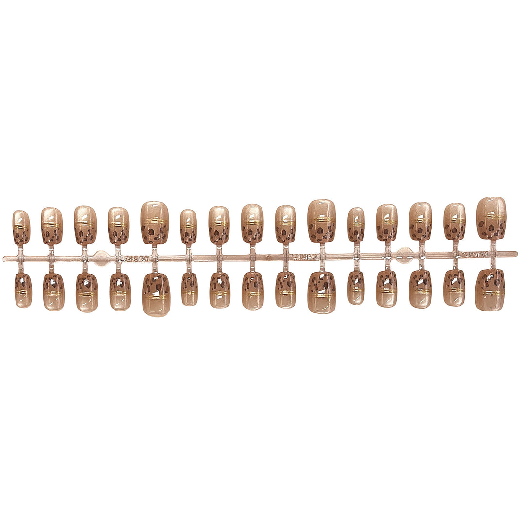 Elegant Press-On Nail Art Set Bowlift