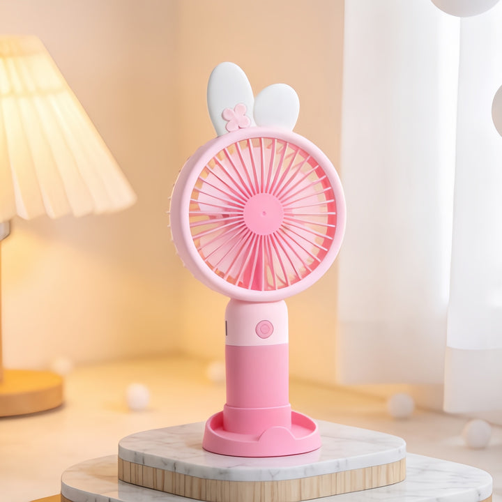 Portable handheld fan for women in cute animal design Bowlift