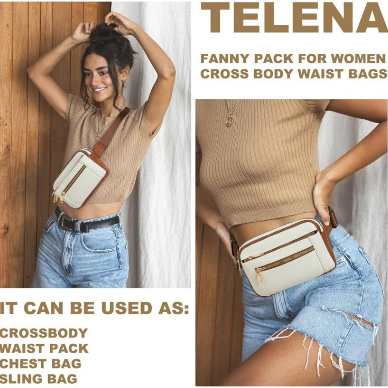 Elegant Leather Fanny Pack Bowlift