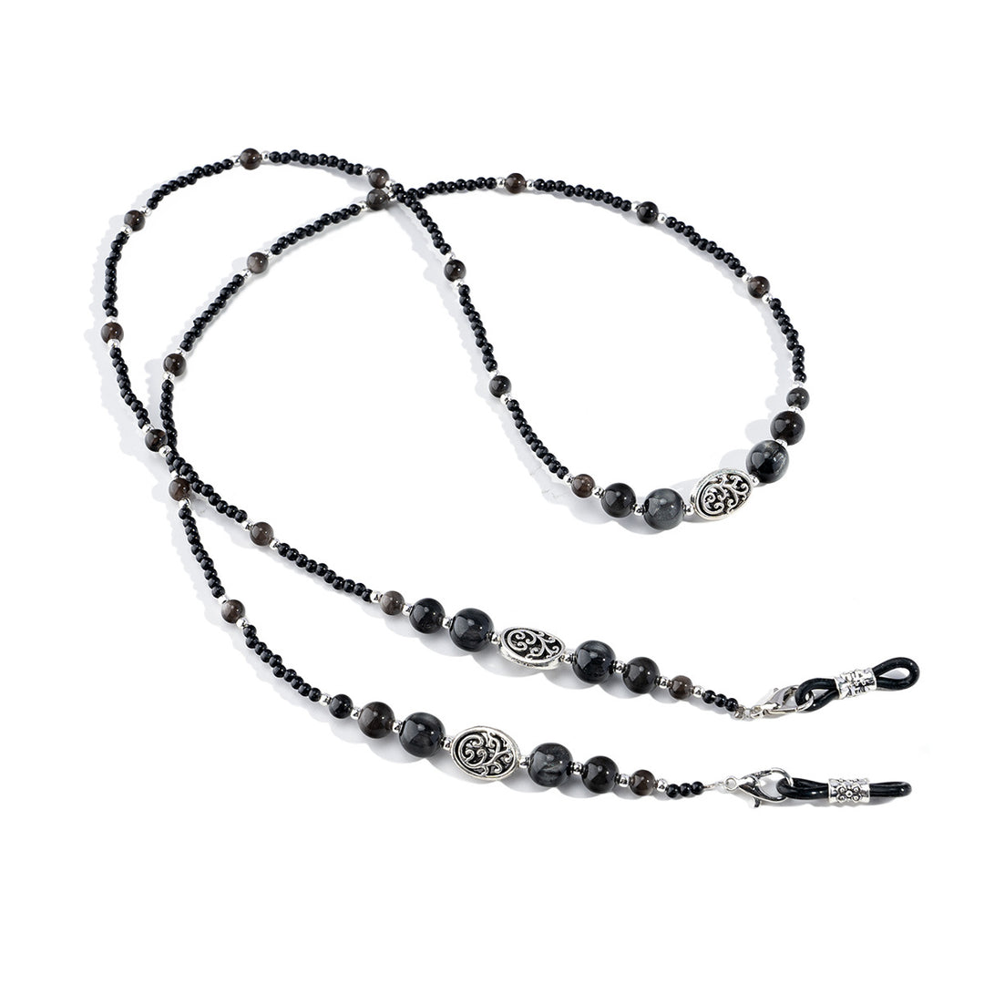 Elegant Beaded Eyewear Chain Bowlift